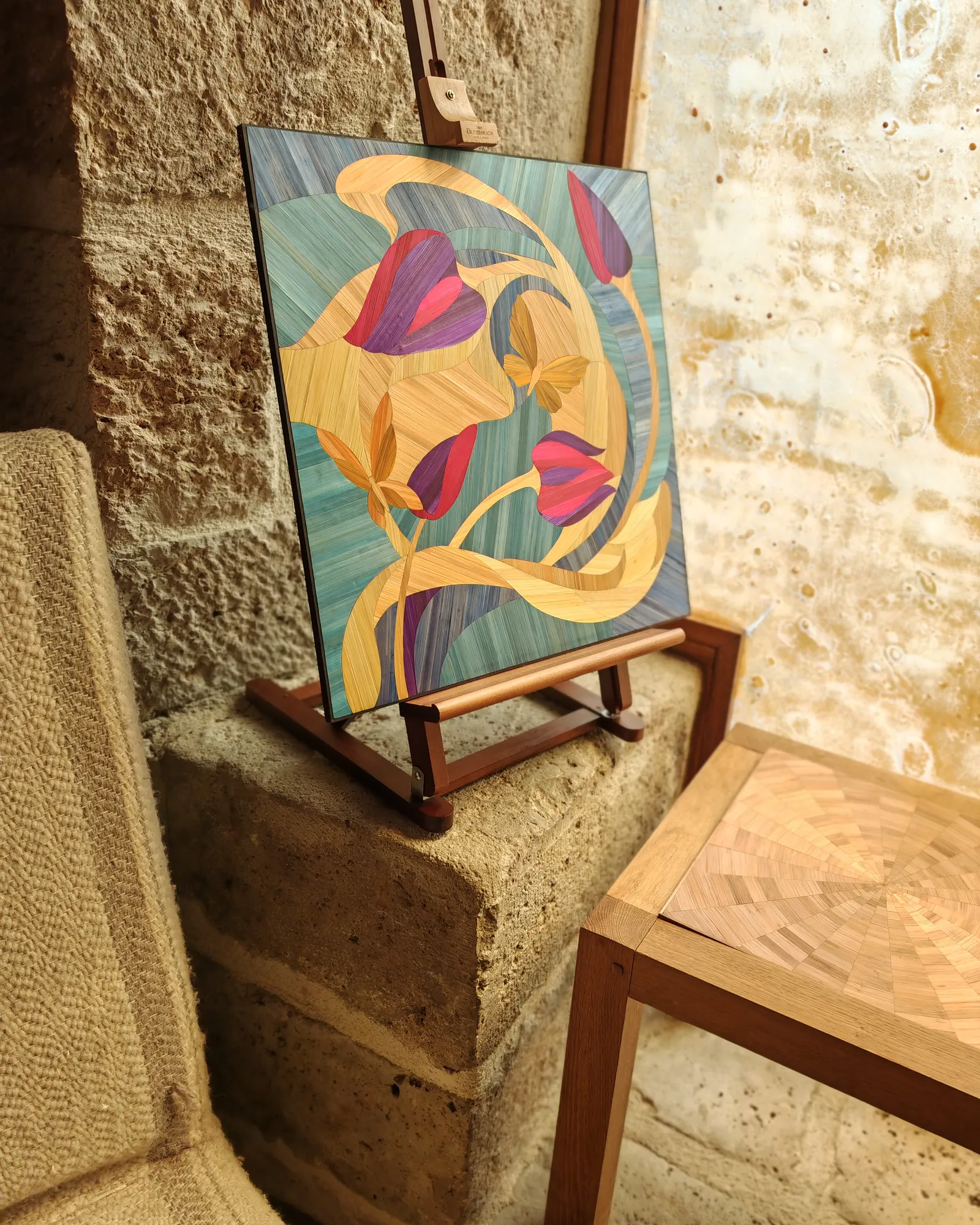 Tableau Tulipes courbes